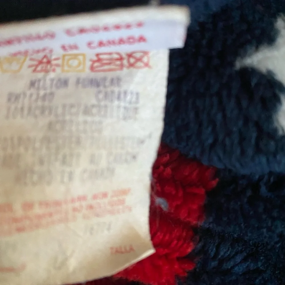 Vintage USA Logo Flag Patriotic Fleece Red White Blue Zip Up Graphic Jacket L